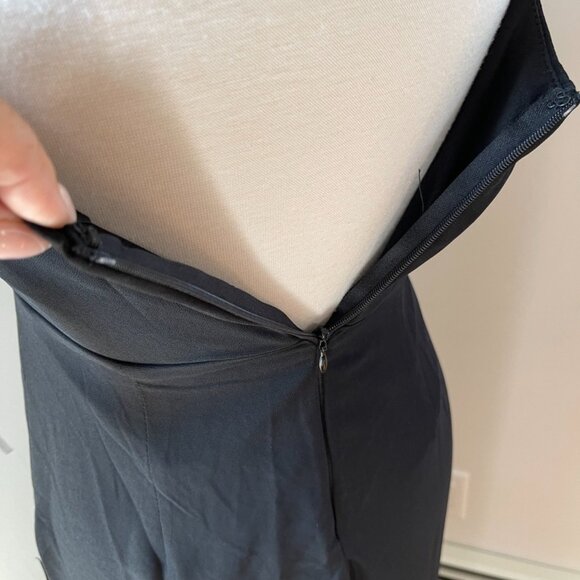 Lulus Sleeveless Black Ruched Maxi Dress Size Small - Picture 3 of 7